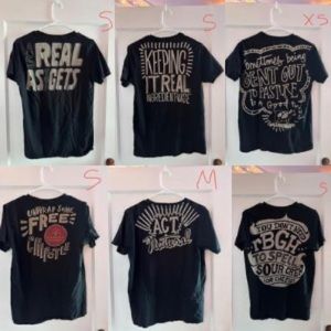 14 CHIPOTLE SHIRTS XS/S ASSORTED